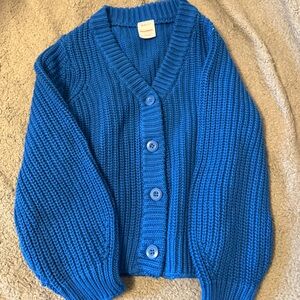 Hanna Andersson Blue Kids Cardigan Sweater